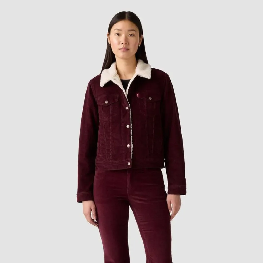Levi's Women's Original Trucker Jacket - Merlot S
